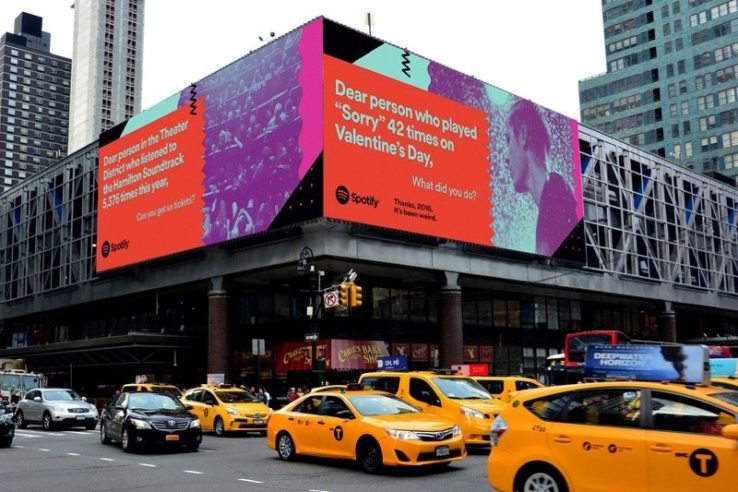 Image of Spotify billboard 