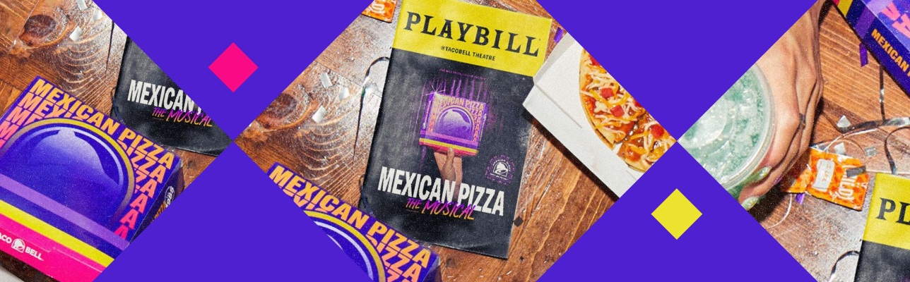 Image of Taco Bell's Mexican Pizza Playbill (cover image)