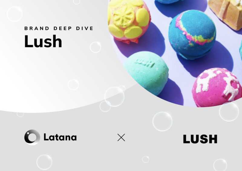 Latana x Lush logos and bath bombs (Thumbnail)