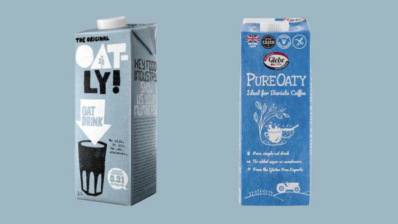 Oatly & Glebe Farms packages