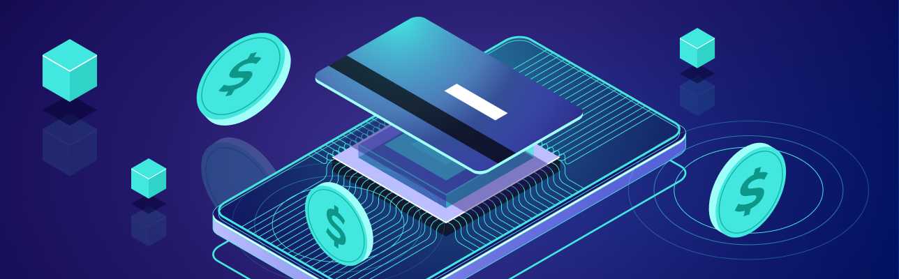 Illustration of a phone with coins [Cover Image]