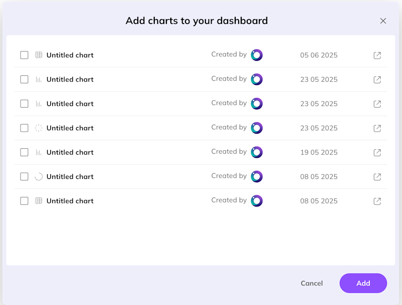 select-charts-for-dashboard