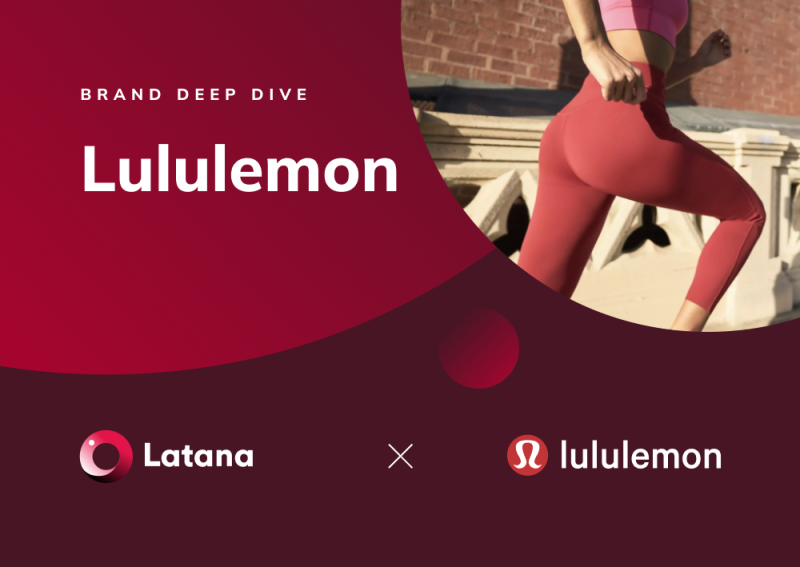 Latana x Lululemon logos with woman in leggings (thumbnail)