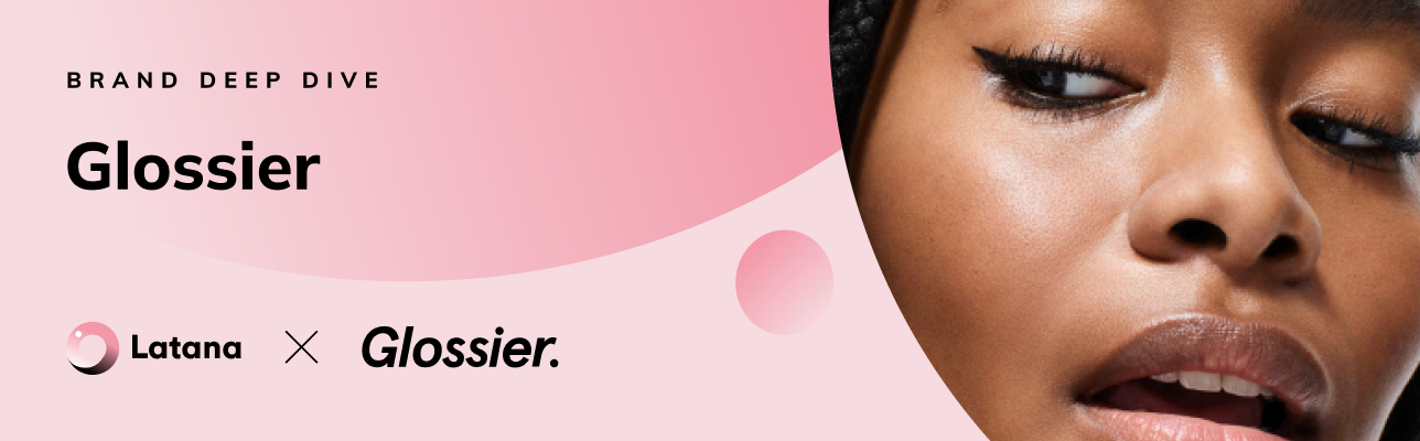 Latana x Glossier logos (Cover image)