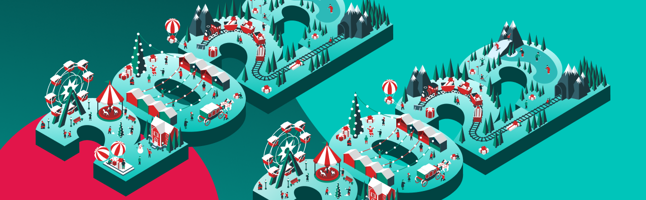 Illustration of 2022 with Christmas theme [Cover Image]