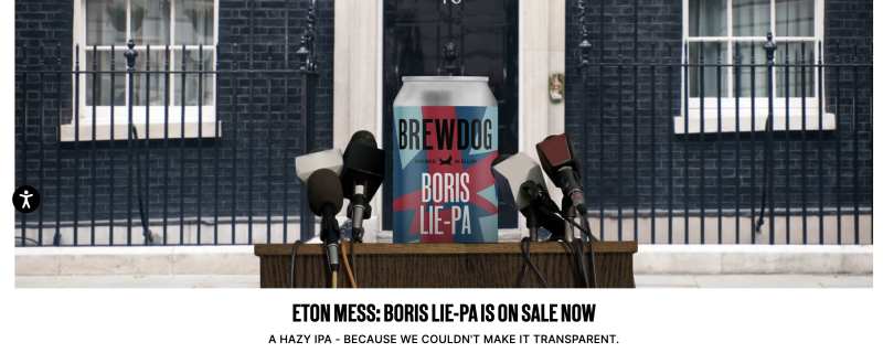 Brew Dog Boris Johnson Beer