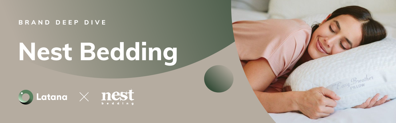 Image showing a woman lying on Nest Bedding