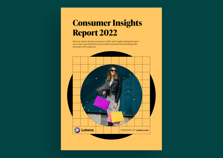 Consumer Insights Report 2022 book in green background
