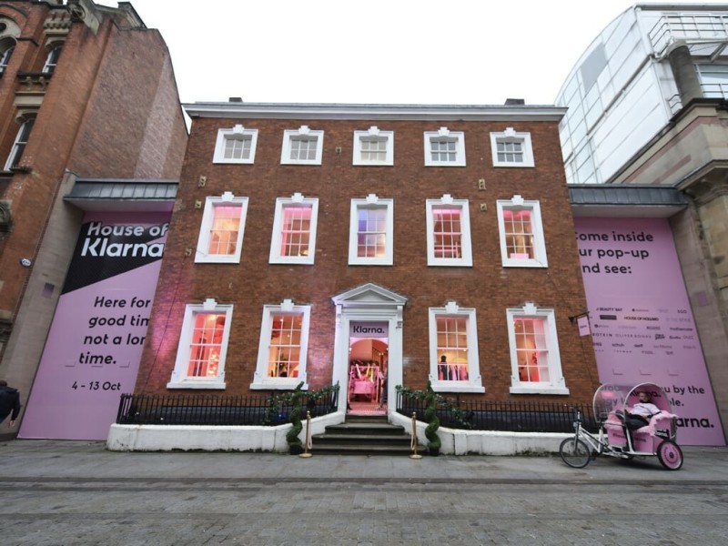 Building with House of Klarna  popup