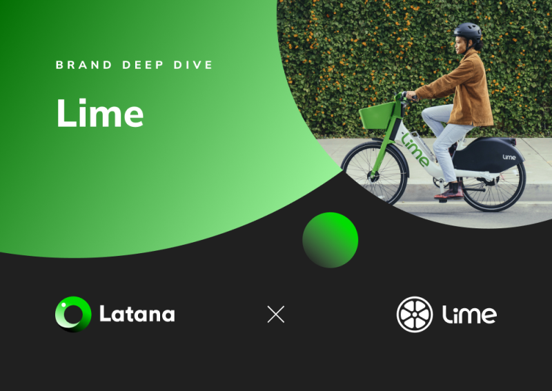Latana x Lime logos with person on a bike (thumbnail)
