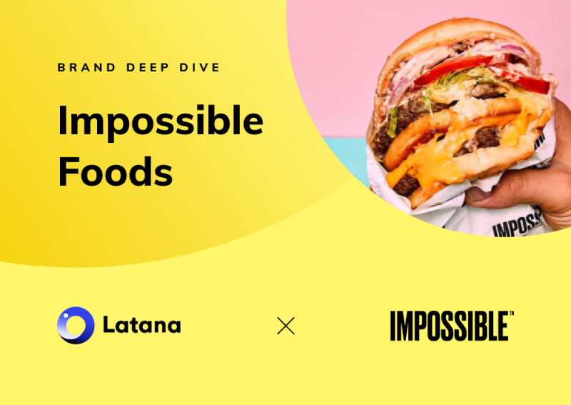 Latana x Impossible Foods with burger in background (Thumbnail)