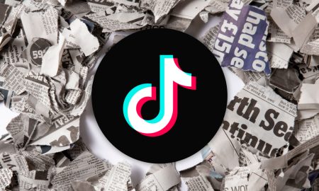 TikTok logo on newspapers [Thumbnail]