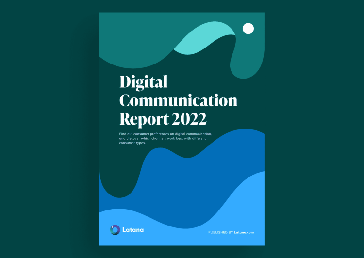 A book in green colors with title Digital Communication Report
