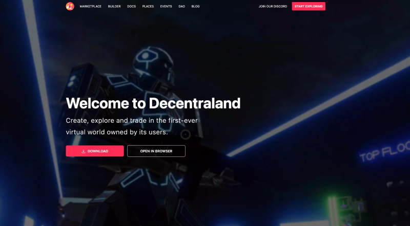 Screenshot from Decentraland [Article Image]
