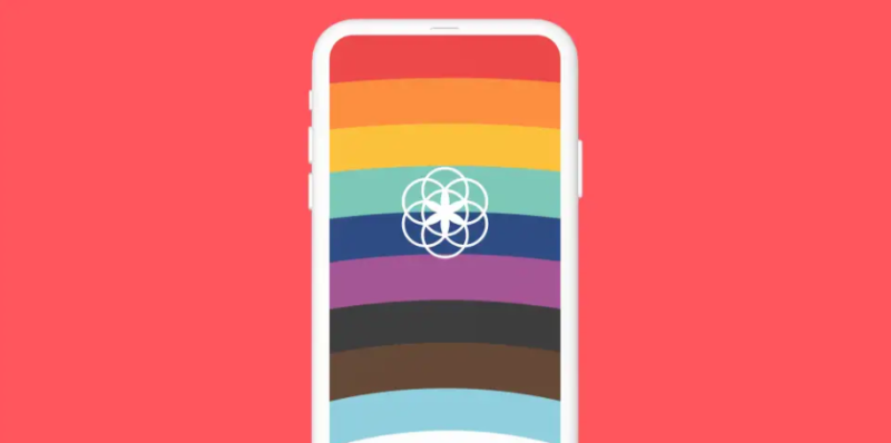 Illustration of phone with Clue logo and rainbow background (Article Image)