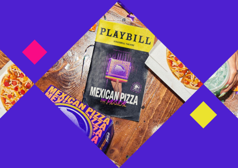 Image of Taco Bell's Mexican Pizza Playbill (thumbnail)