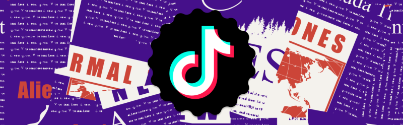 TikTok logo on dark purple background [Article Image]