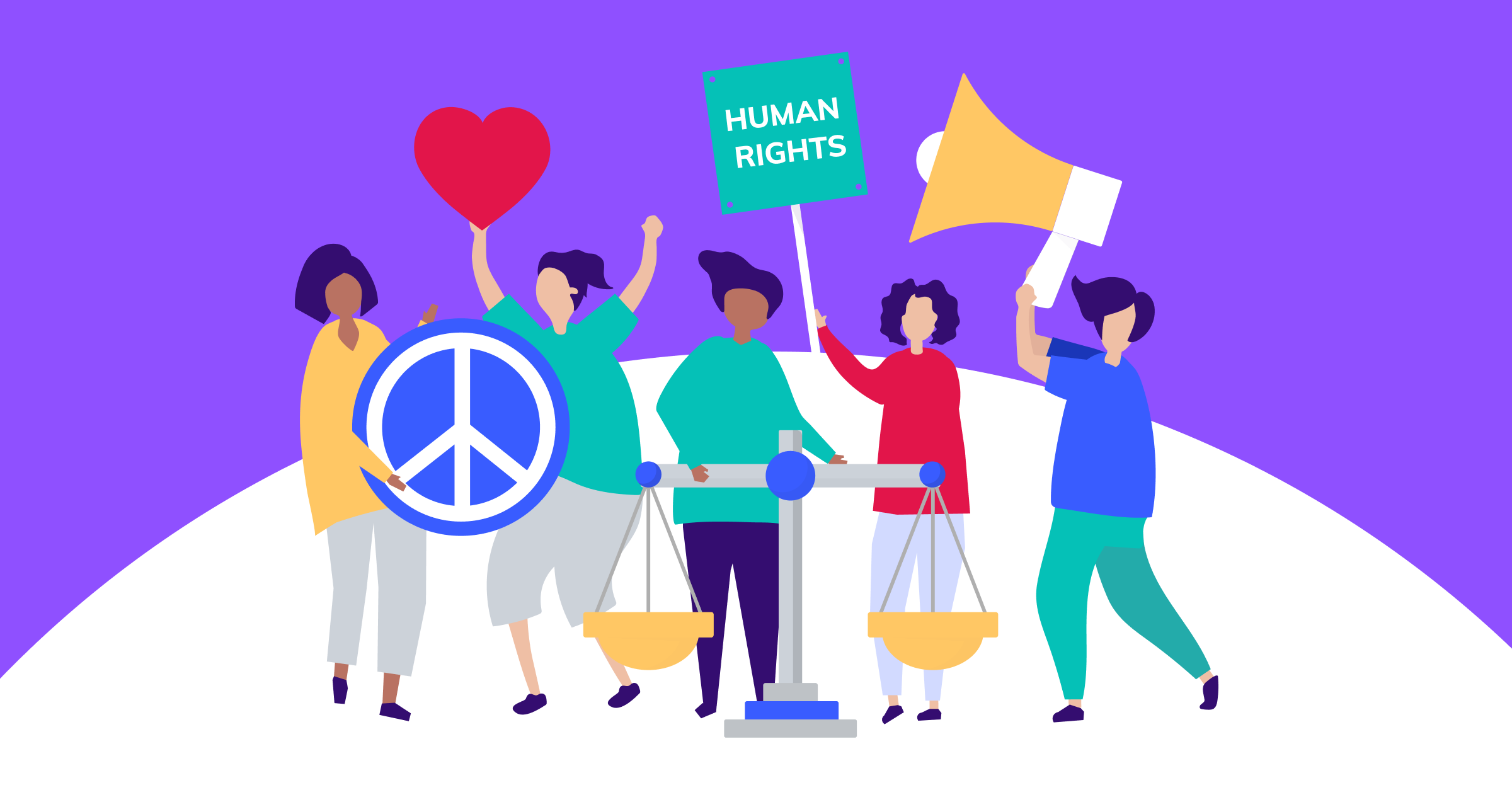 People holding signs protesting for a cause