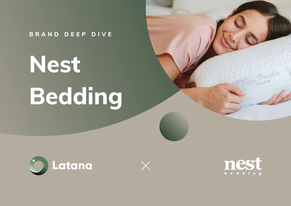 Image showing a woman lying on Nest Bedding