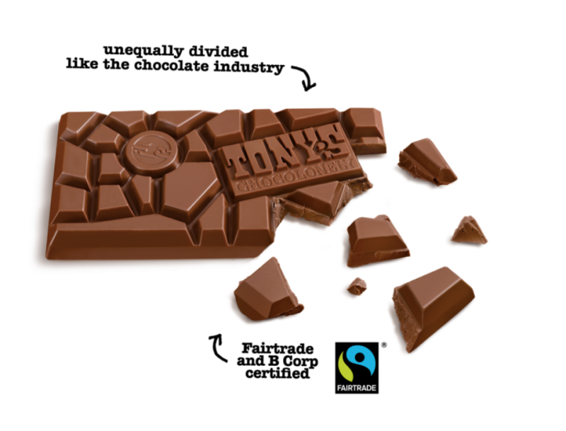 Tony's Chocolonely fair trade chocolate