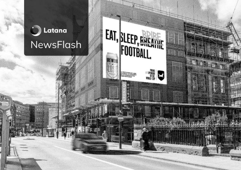Image of Brewdog OOH campaign - anti-world cup