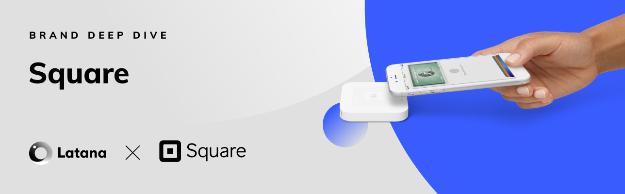 Latana x Square logos showing hand using Square tech (Cover Image)