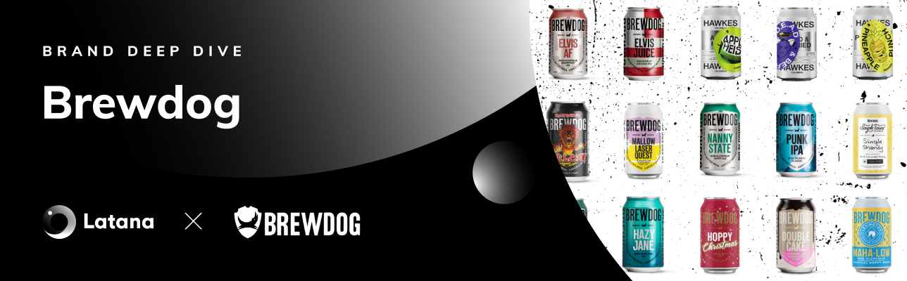 Latana x Brewdog with beer cans (Cover Image)