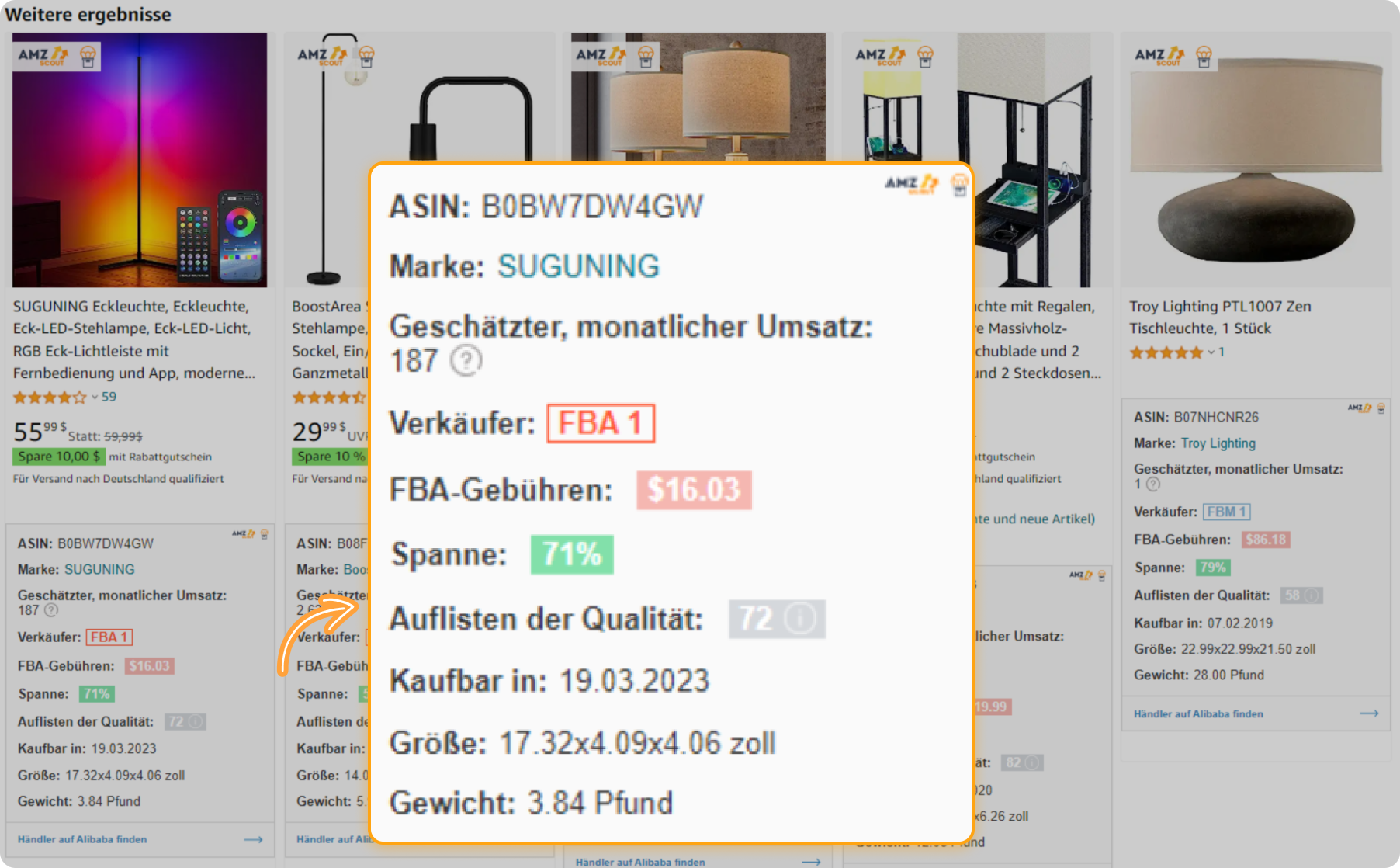 AMZScout Dropshipping, Online Arbitrage, und Wholesale Erweiterung