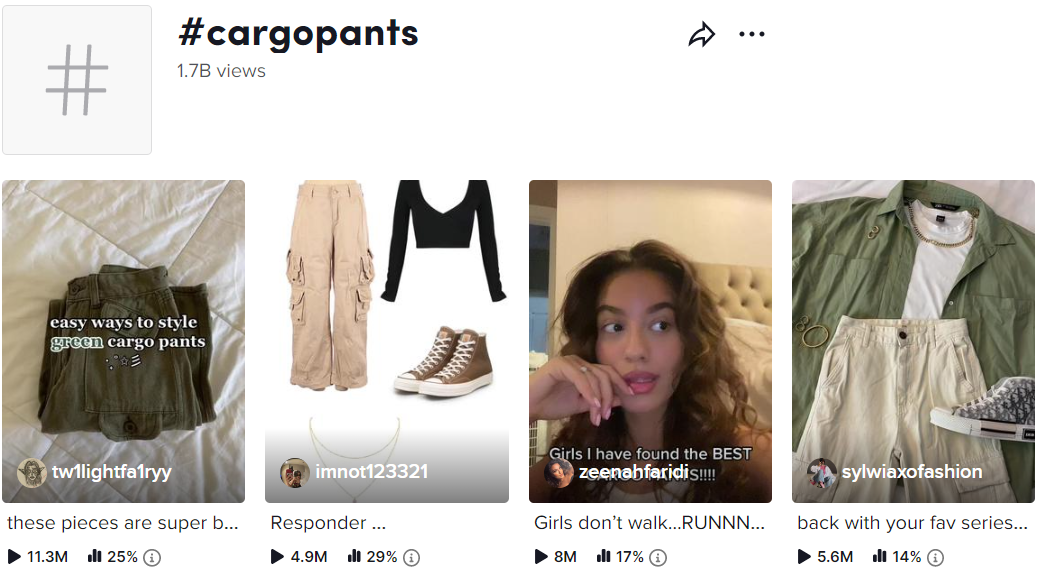 Tik tok made me buy it - Cargo pants