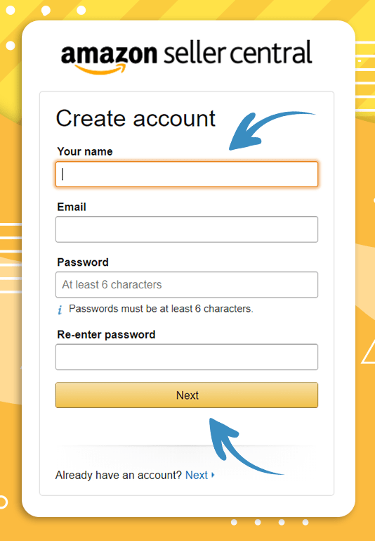 How to create an Amazon seller account