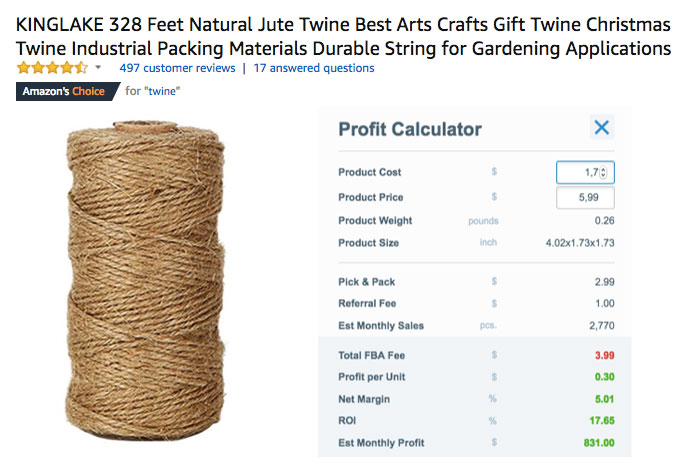 Products from India Jute Twine Amazon