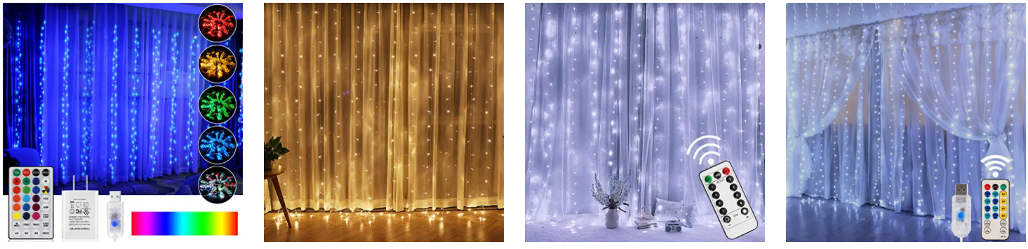 LED window curtain is one of the best electronics dropshipping products 