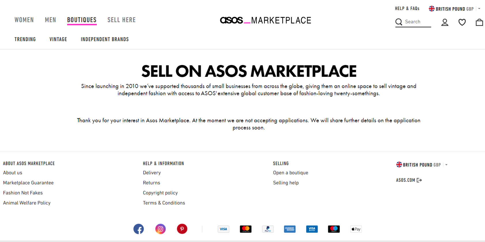 Sell on ASOS Marketplace Sell on ASOS Marketplace