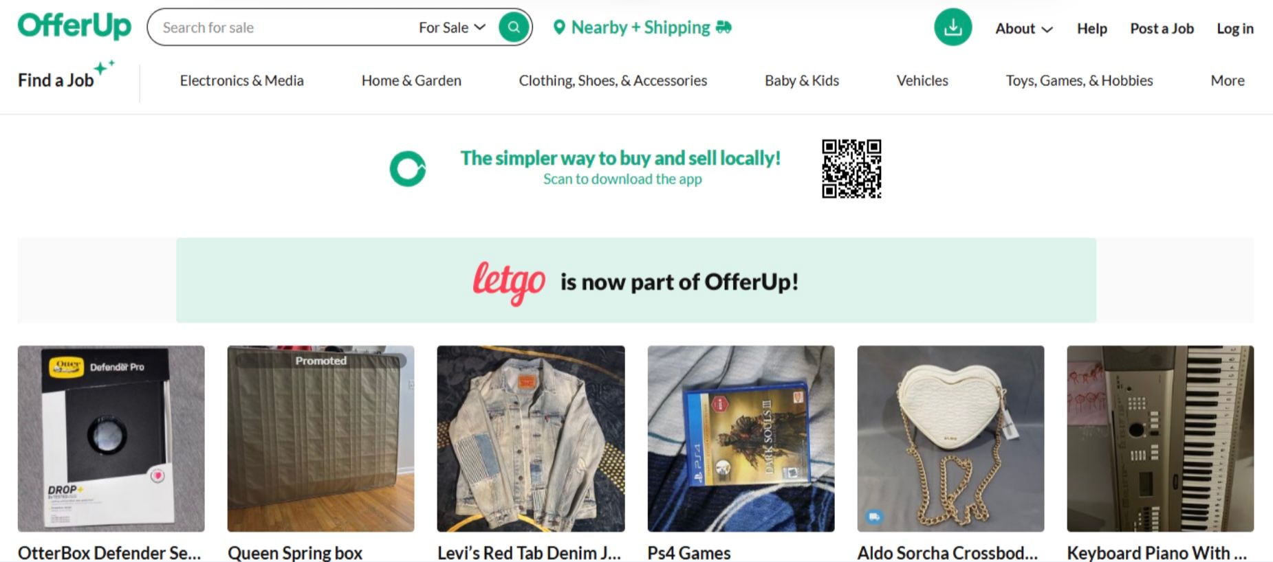 Sites like eBay - OfferUp Sites like eBay - OfferUP