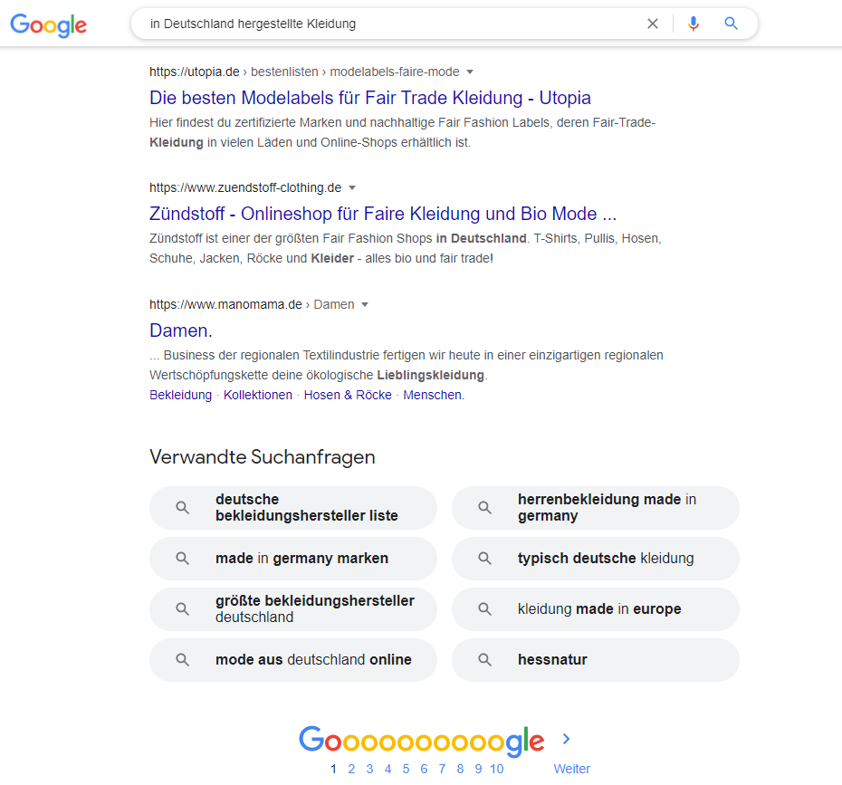 Dropshipping-Anbieter in der Google-Suche finden