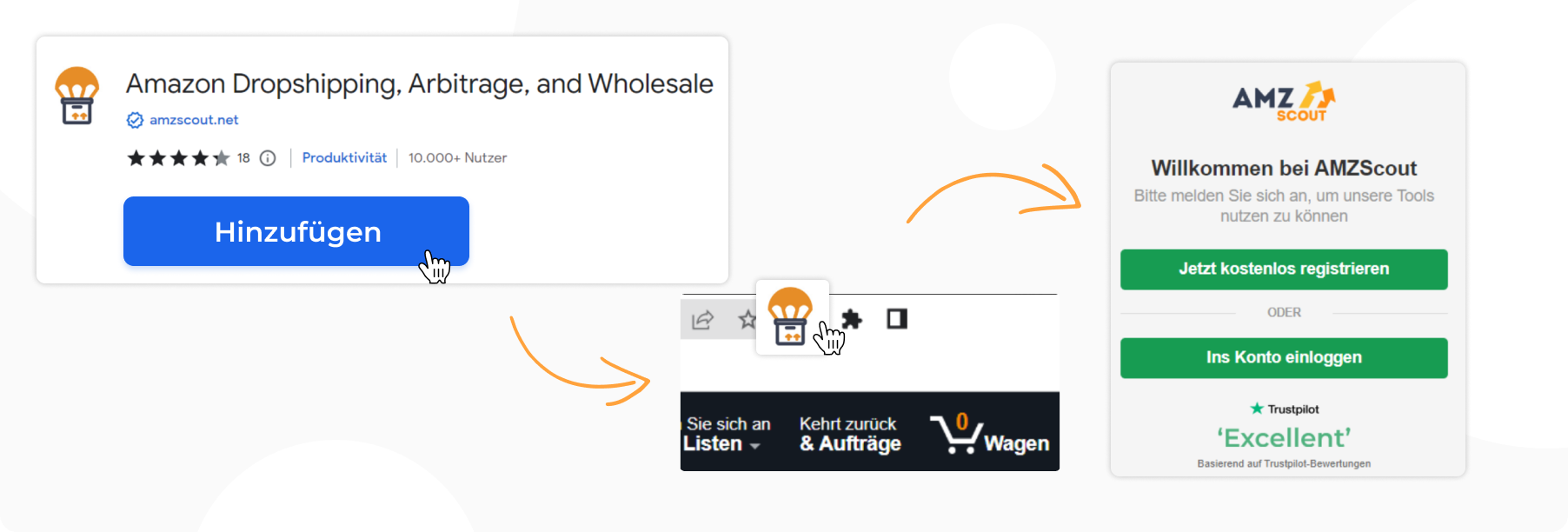 Installieren Amazon Dropshipping, Arbitrage and Wholesale DE