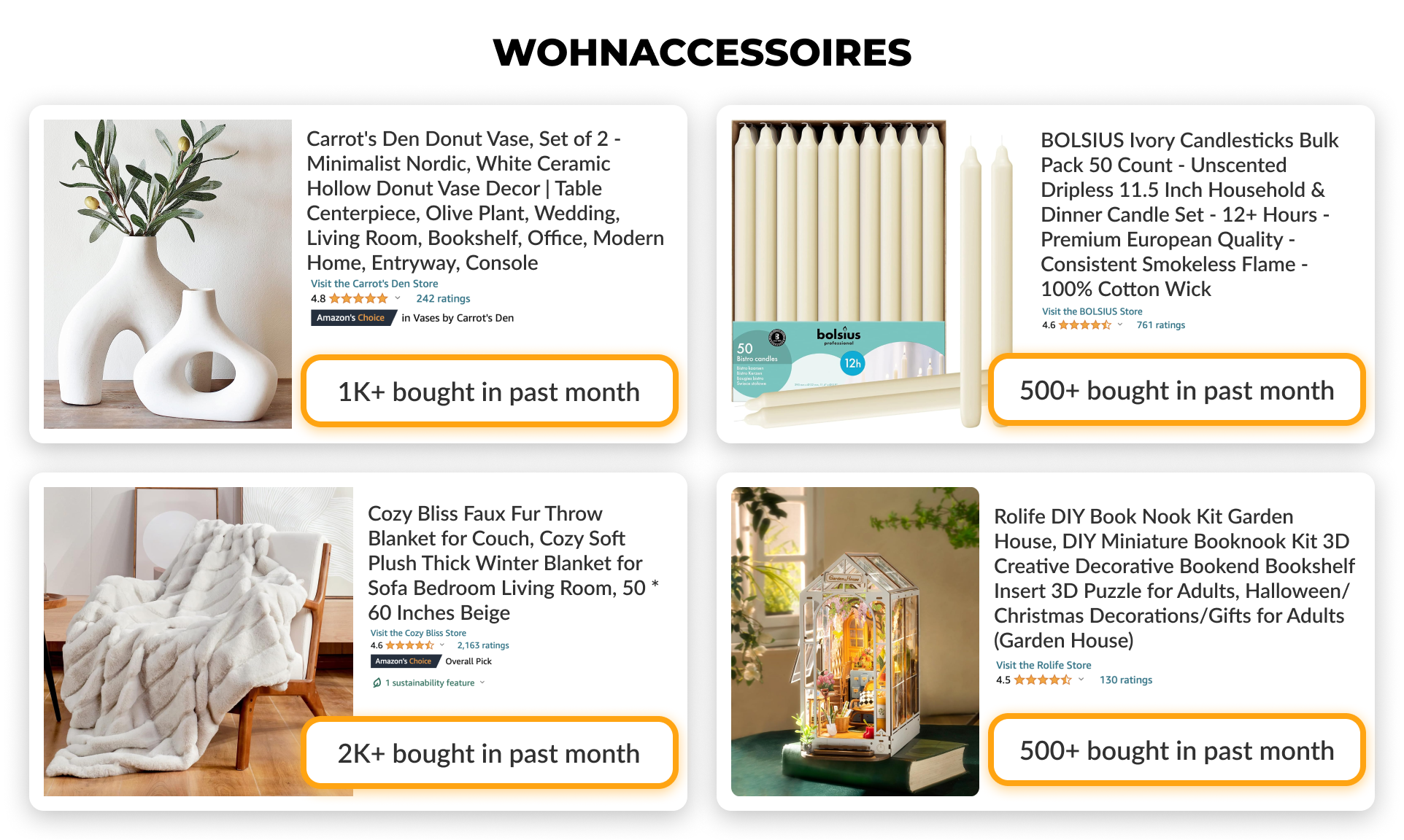 Wohnaccessoires Wohnaccessoires