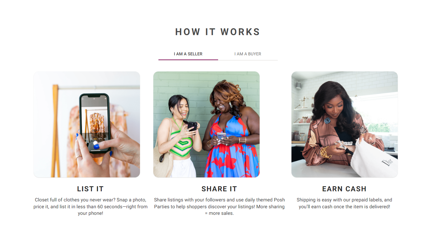 How Poshmark works