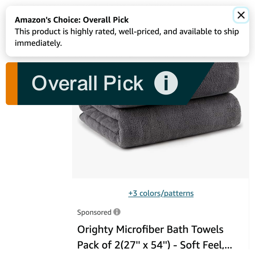 Amazon Choice Badge: Overall Pick Amazon Choice Badge: Overall Pick