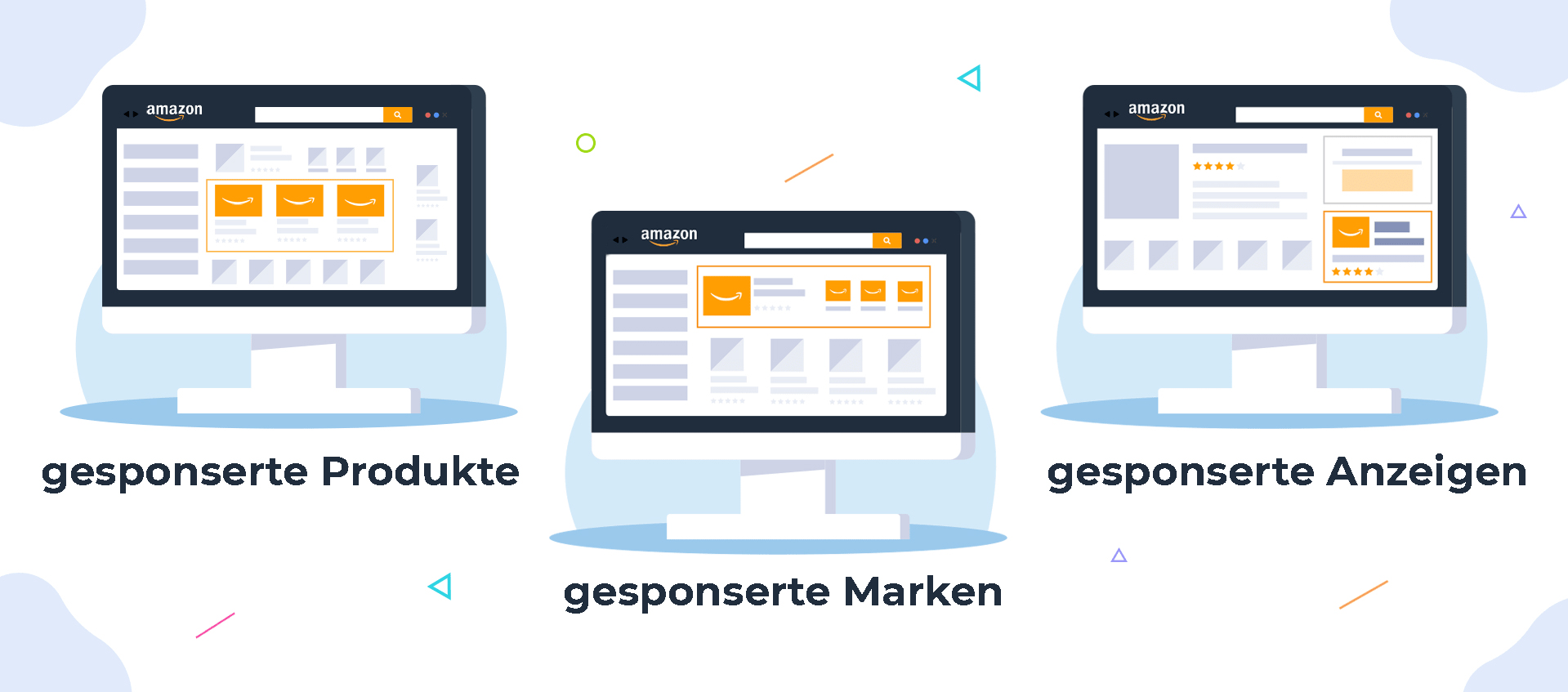 Welche Arten von Amazon-Anzeigen sind verfügbar?