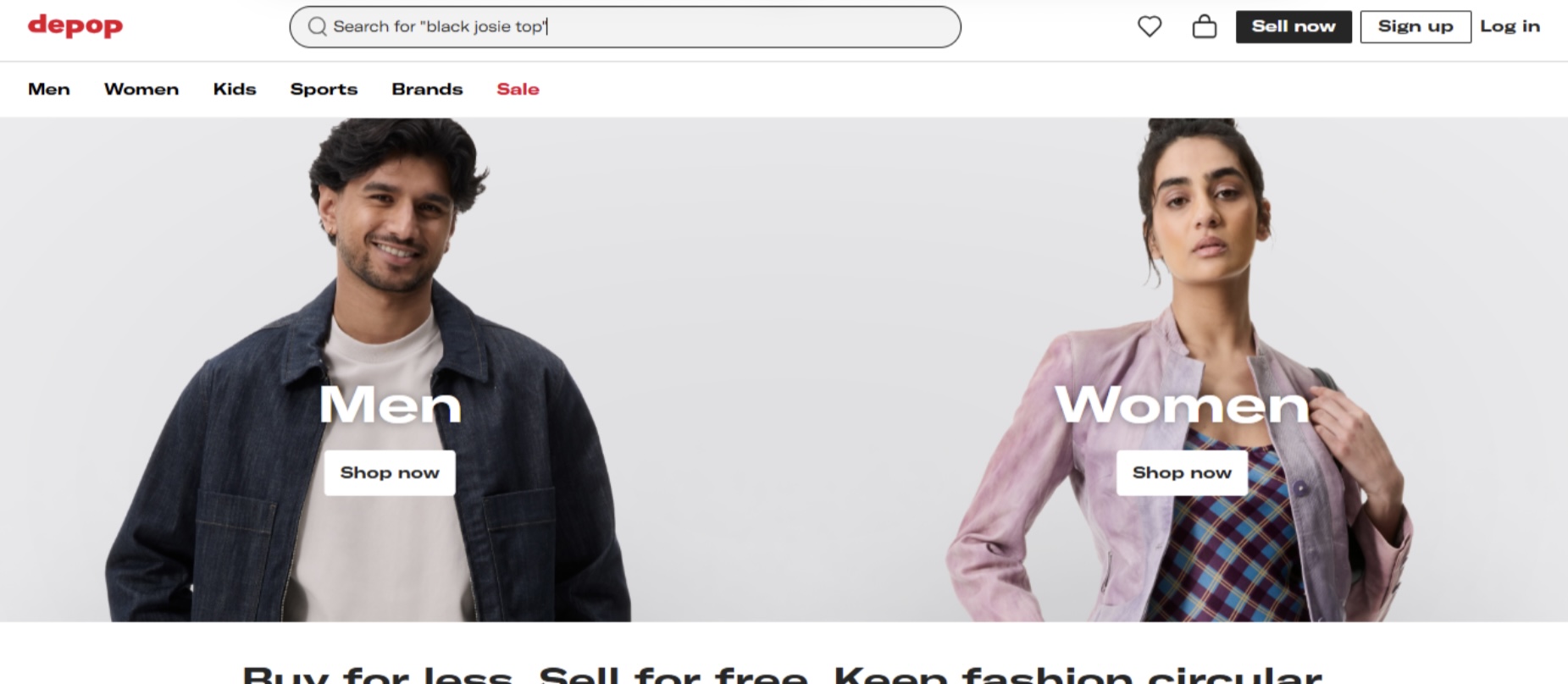 Sites like eBay - Depop