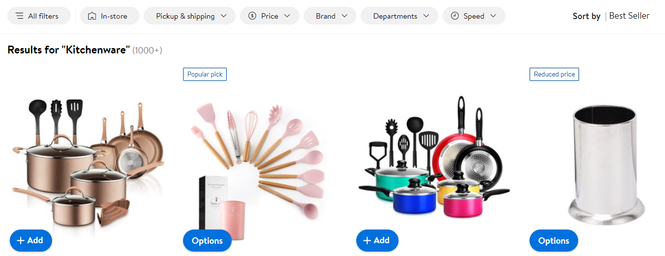 Kitchenware Best Sellers at Walmart