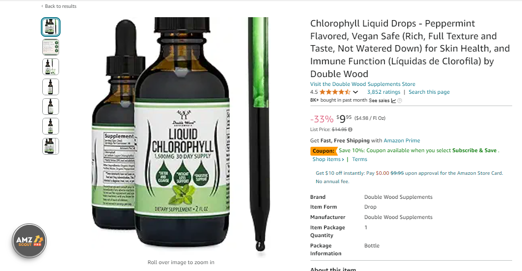 TikTok Viral: chlorophyll drops