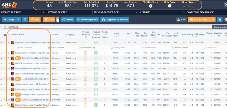 Amazon Product Discovery Tool
