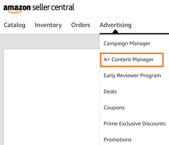 Create Amazon A+ Content in Amazon Seller Central