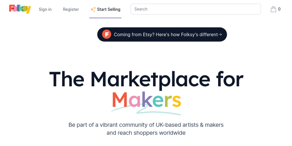 Sell on folksy