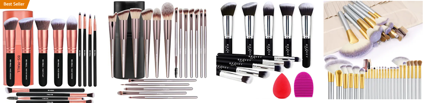 Makeup brushes is one of the best beauty & personal care dropshipping products 