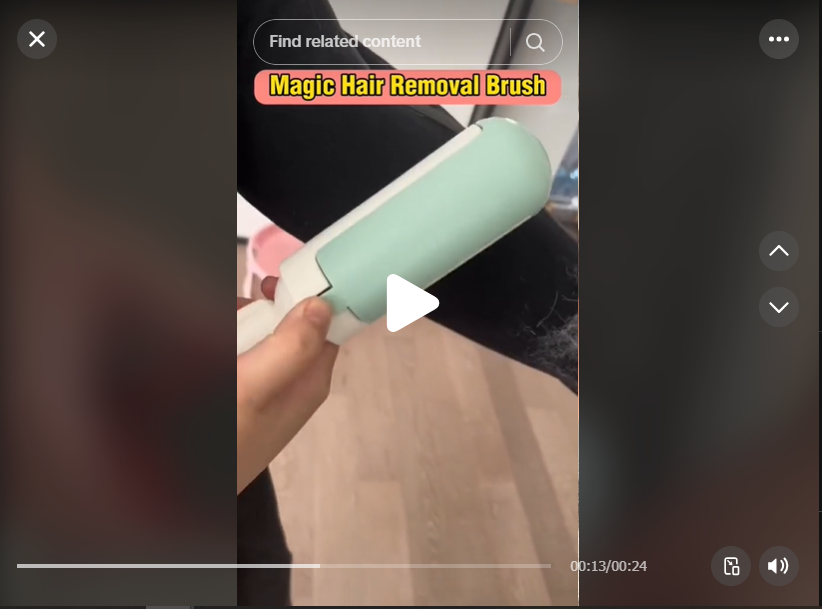 TikTok Viral: pet hair removal roller
