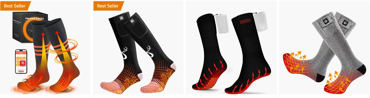Winter Product Trends - Rechargeable Heated Socks