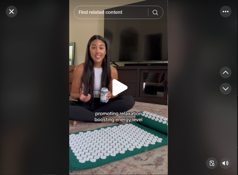 TikTok Viral: acupressure mat